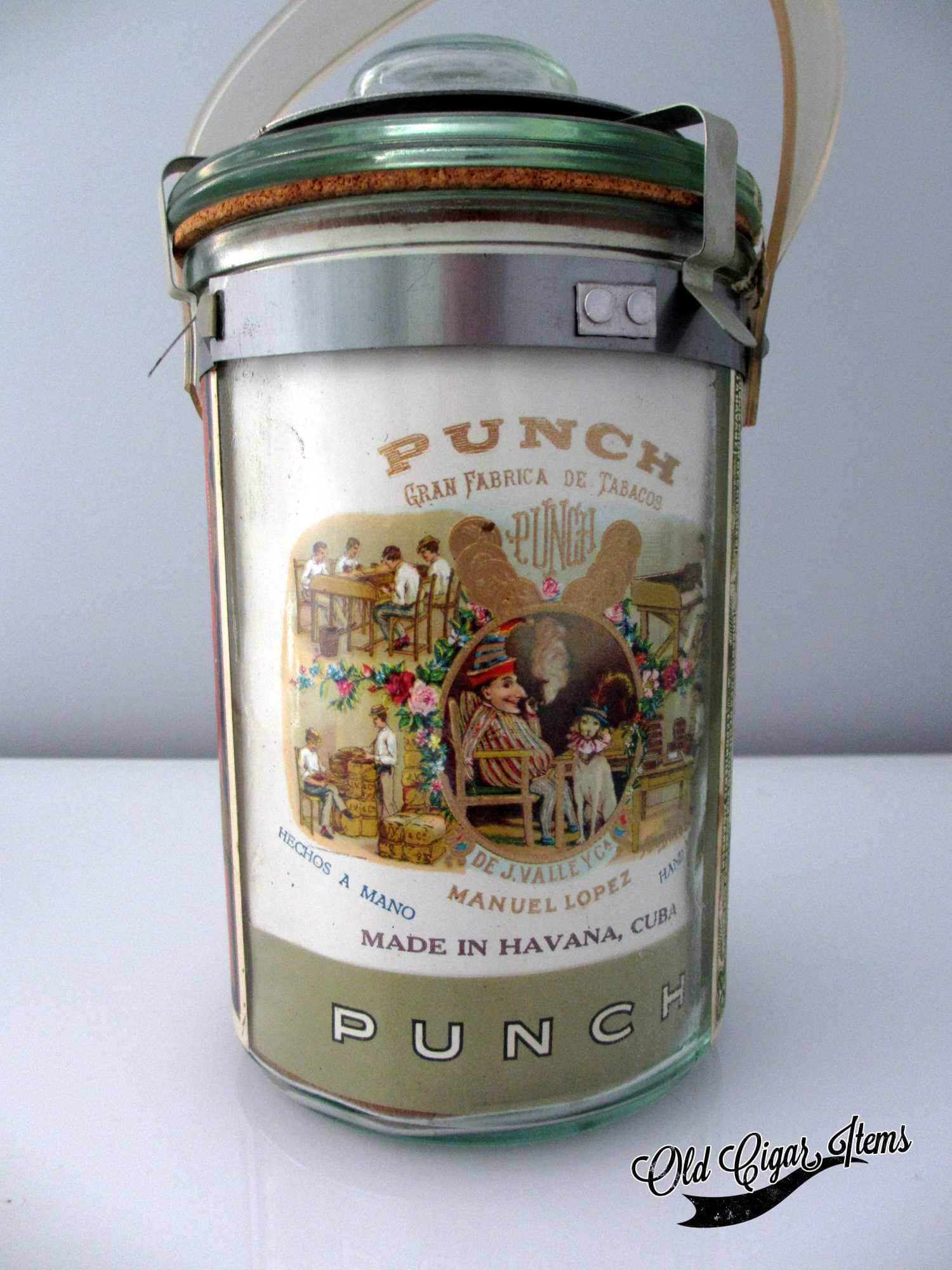 Punch Presidentes glass jar