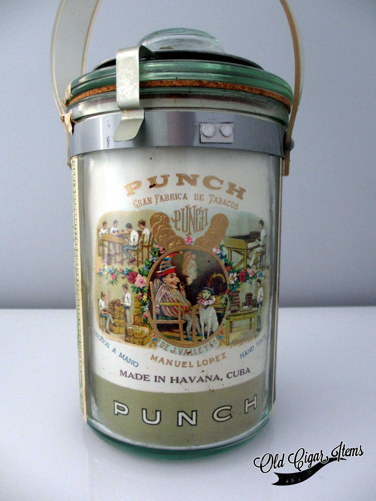 Punch Presidentes glass jar