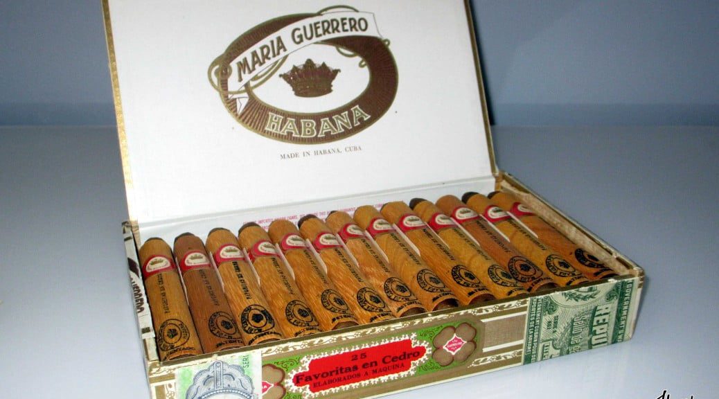 Maria Guerrero Favoritas en Cedro - 1968 - Old Cigar Items