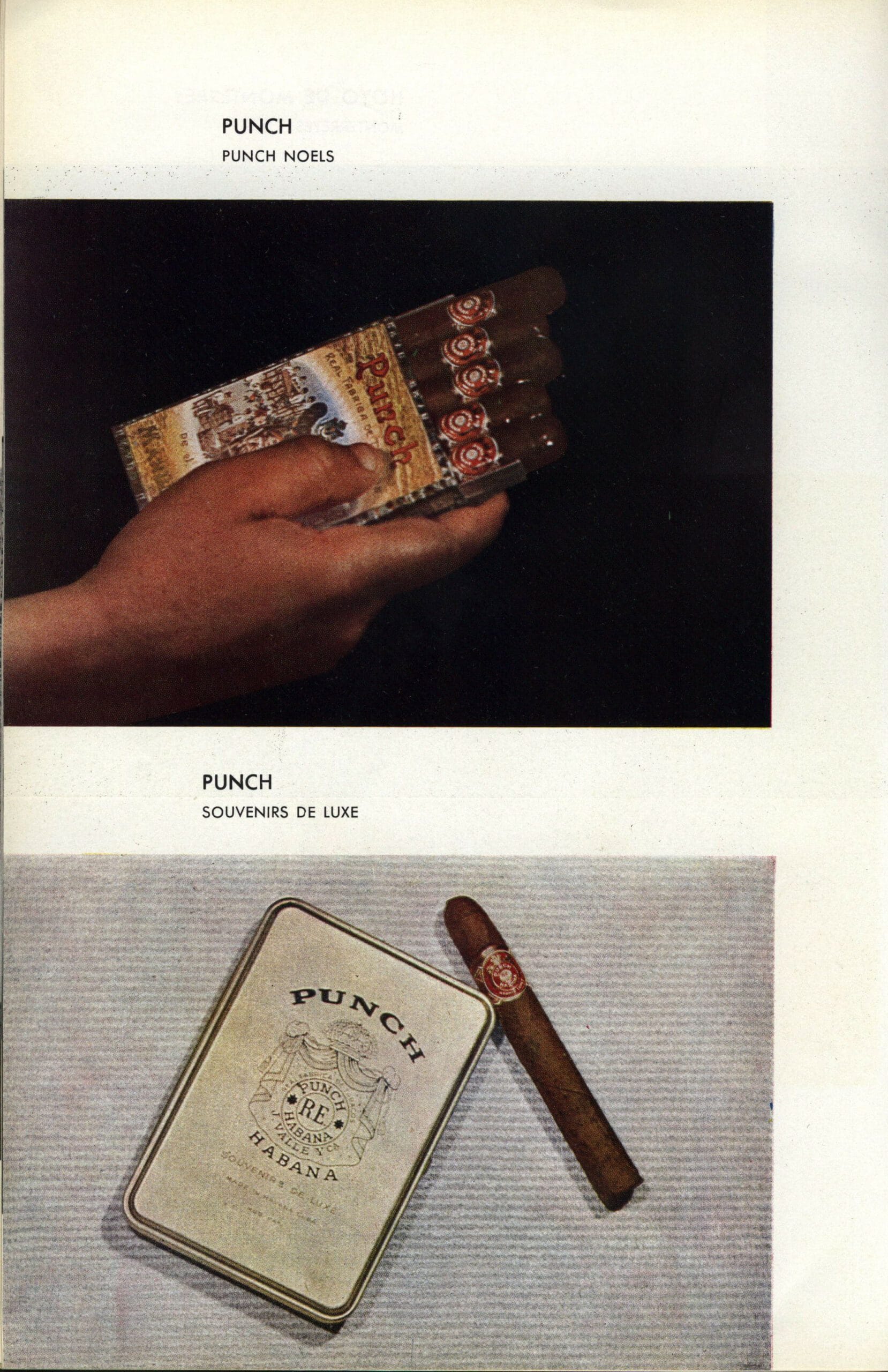 PUNCH - Souvenirs de Luxe - Aluminium pack - 1962 Cubatabaco
